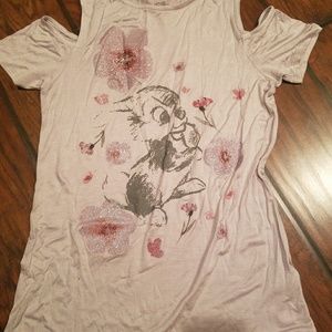 Disney Thumper Top light lavender color